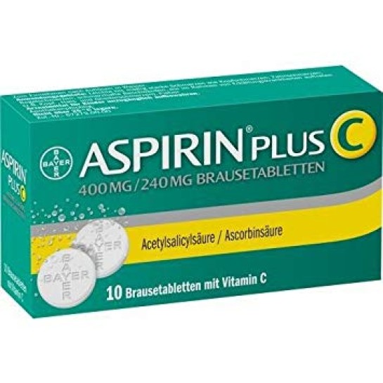 Aspirin plus C, 10 comprimate efervescente, Bayer