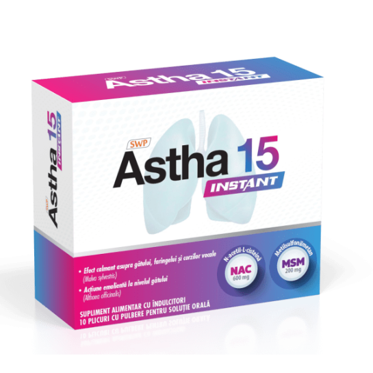 Astha 15 Instant, 10 plicuri, SunWave
