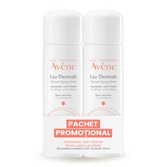 Avene Apa termala, 50ml, Pachet Promotional