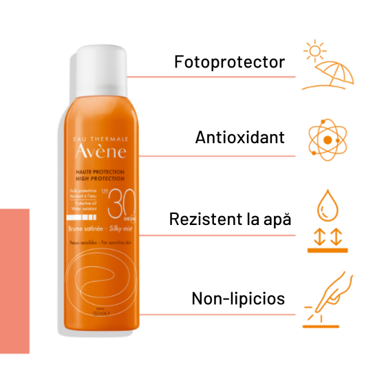 Avene sun 30+ Mist Ulei, 150 ml