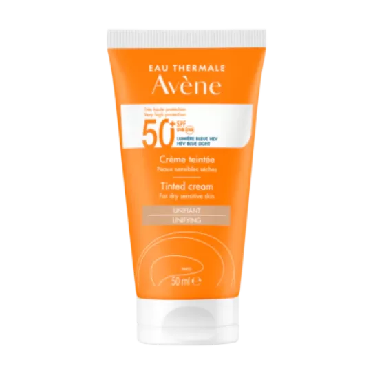 Avene sun 50+ crema triabsorb nuantatoare 50ml