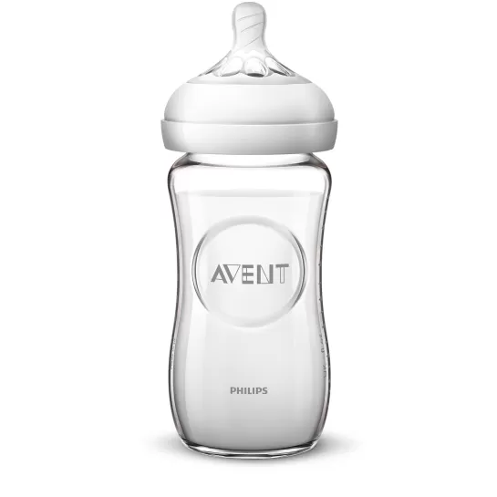Avent Biberon Natural din sticlă, 240ml