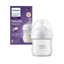 Avent biberon natural response 125ml, 0M+  (SCY900/01)