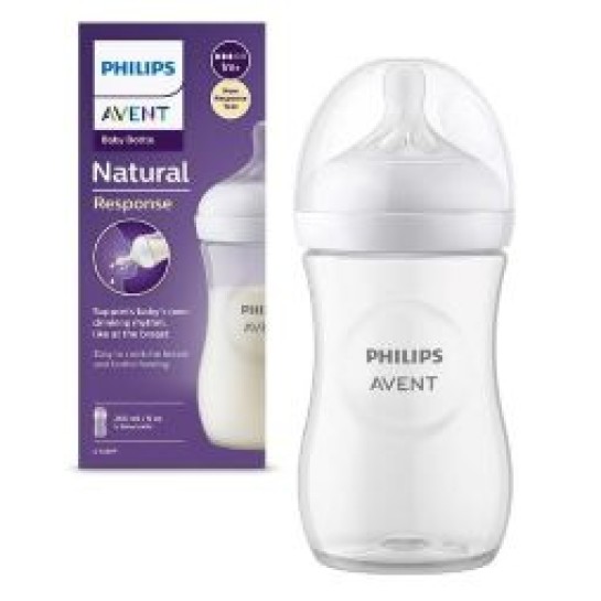Avent biberon natural response 260ml, 1M+ 