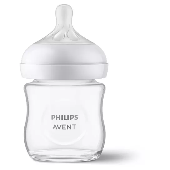 Avent biberon natural response sticlă, 120ml 1M+ (SCY930/01)
