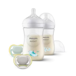 Avent set biberoane Natural response+suzete (SCD837/11)