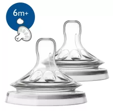 Avent Tetina Natural, Debit consistent, Peste 6 luni
