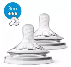 Avent Tetina Natural, Debit mediu, Peste 3 luni