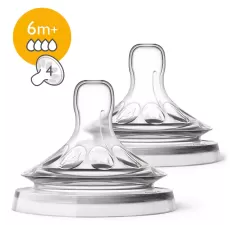 Avent Tetina Natural, Debit rapid, Peste 6 luni