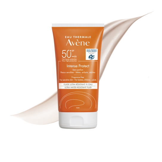 Avène sun 50+ Intense Protect Fluid ultra-rezistent la apă, 150 ml 