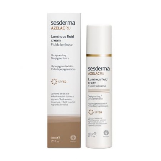 Azelac RU, fluid cu efect de luminozitate cu SPF 50, 50 ml, Sesderma