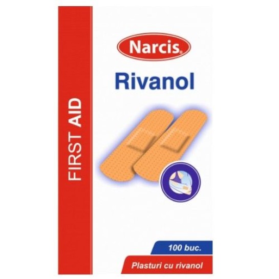 Bandă adezivă cu rivanol, 2cmx7cm, Narcis