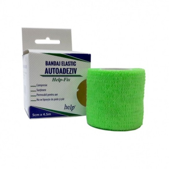 Bandaj elastic autoadeziv Help-Fix 5cm x 4.5m, Roval Med