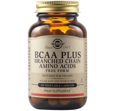 BCAA Plus, 50 capsule, Solgar