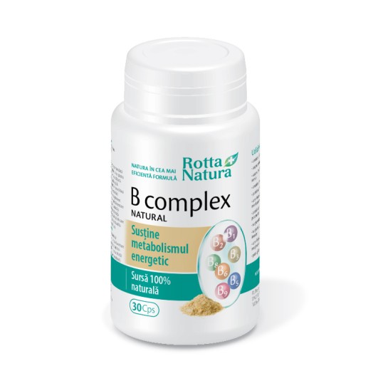 B-complex natural, 30 capsule, Rotta Natura
