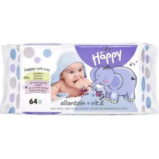 Bella happy servetele umede vitamina e si alantonina, 64 bucati