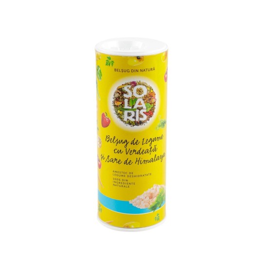Belsug de legume cu verdeată si sare roz de Himalaya tub 125g Solaris