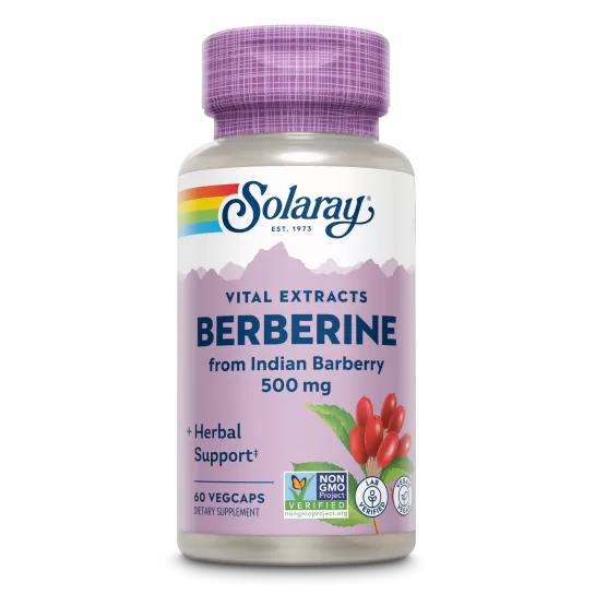 Berberine, 60 capsule vegetale, Solaray, Secom