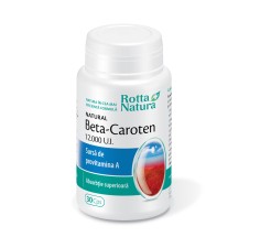 Beta caroten natural, 30 capsule, Rotta Natura
