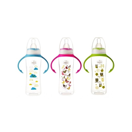 Biberon 250ml cu manere, Minut