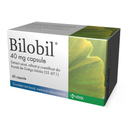 Bilobil 40mg, 60 capsule, Krka