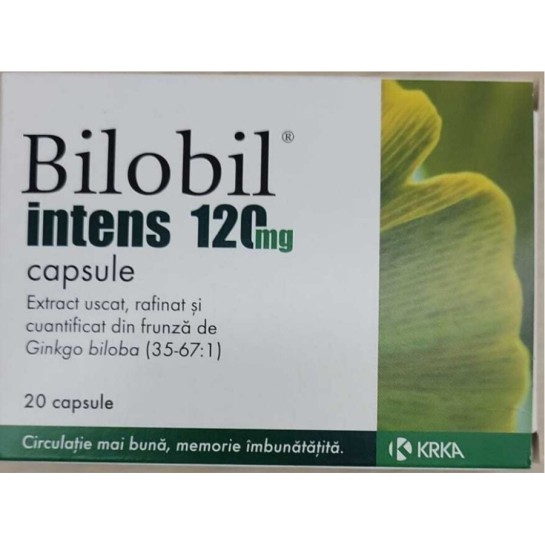 Bilobil Intens, 120mg, 20 capsule, Krka 