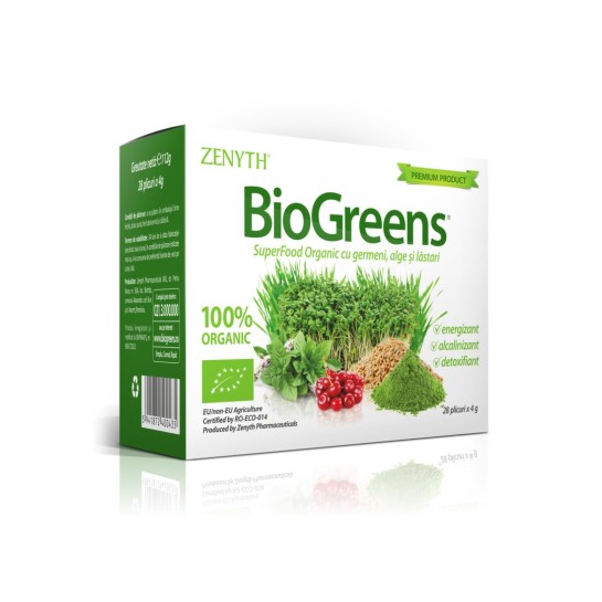 BioGreens, 28 plicuri
