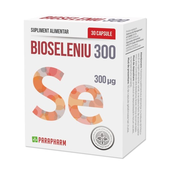 Bioseleniu 300 mcg, 30 capsule