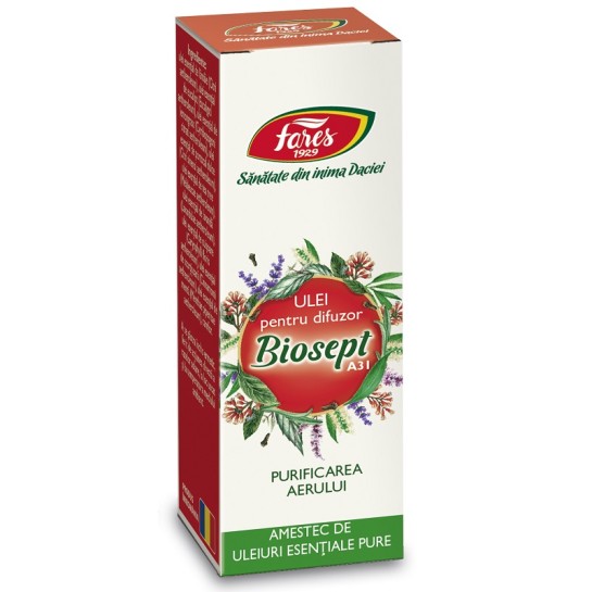 Biosept, A31, ulei purificarea aerului pentru difuzor, 10ml, Fares