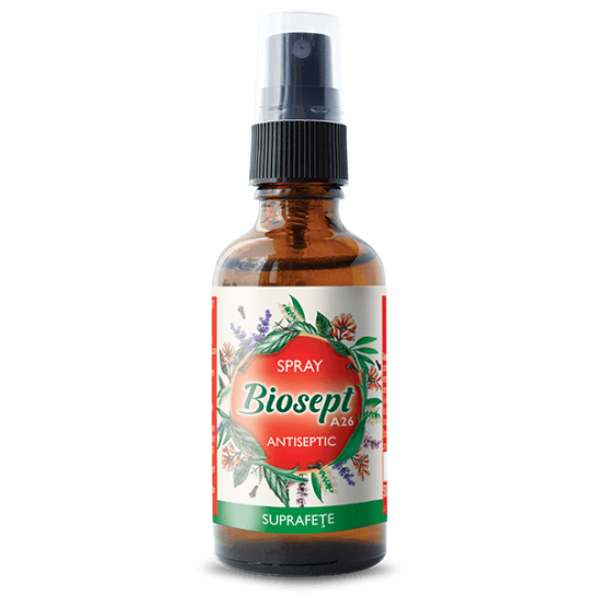 Biosept Purificator Suprafete A26 spray 50 ml