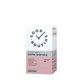 Biotin 1000mcg, Good Routine, 30 capsule, Secom