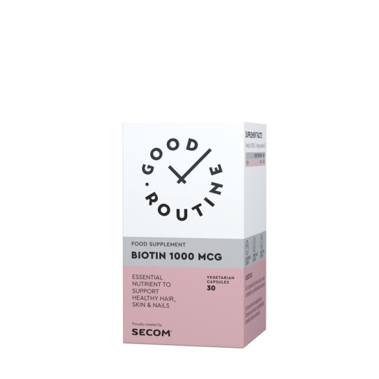 Biotin 1000mcg, Good Routine, 30 capsule, Secom