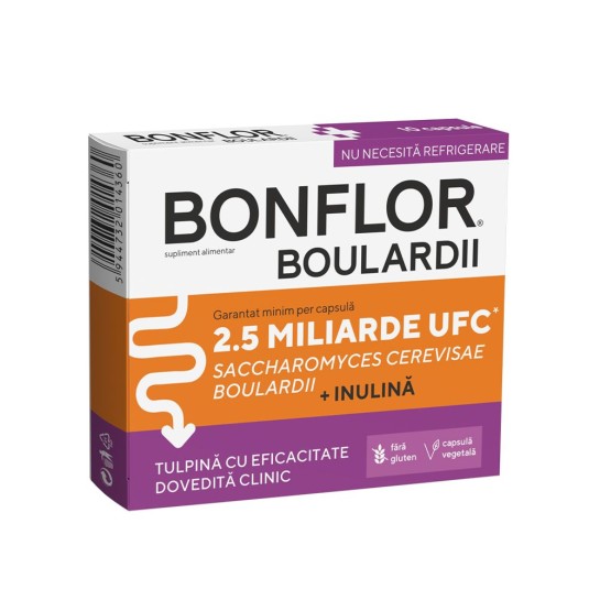 Bonflor Boulardii, 10 capsule, Fiterman Pharma