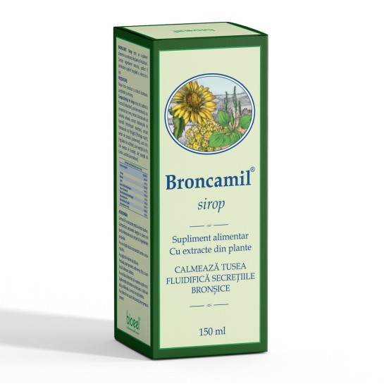 Broncamil sirop 150 ml, Bioeel