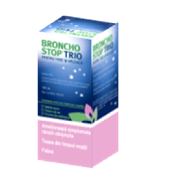  Bronchostop trio pentru tuse si raceala, 120ml