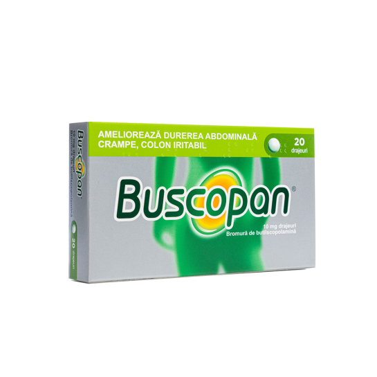 Buscopan, 10mg, 20 drajeuri, Opella