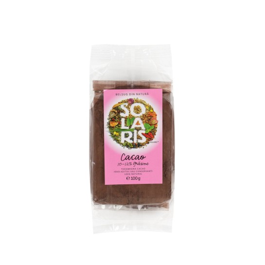 Cacao pudră 10-12% grăsime 100g Solaris