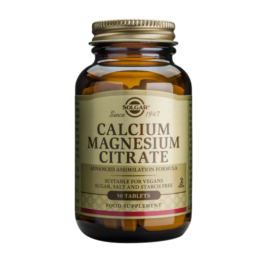 Calcium magnesium citrate, 50 tablete, Solgar