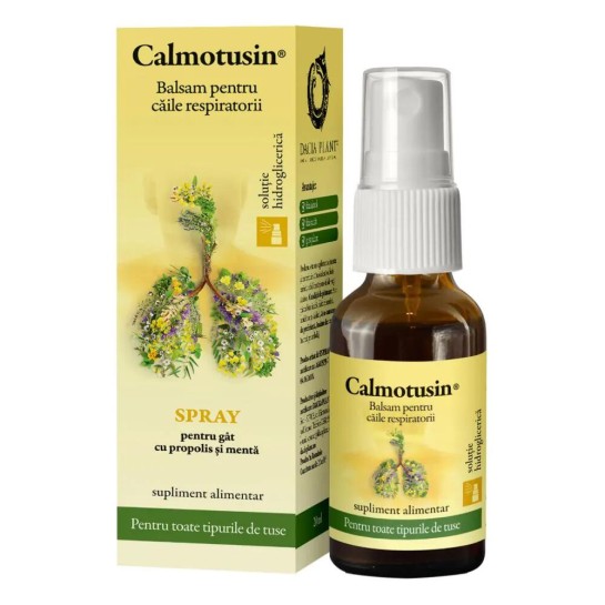 Calmotusin (fără alcool), spray 20ml, Dacia Plant