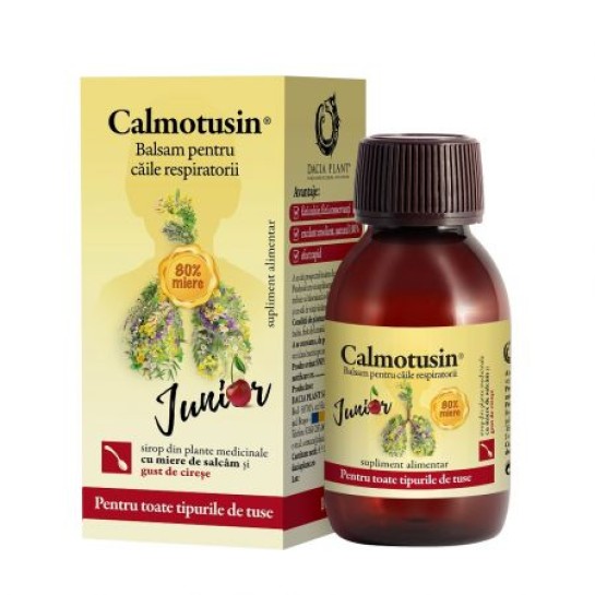 Calmotusin Junior cu gust de cirese, 100ml, Dacia Plant