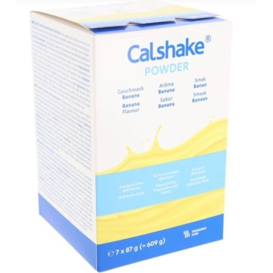 Calshake powder cu aromă banane 87gx7plicuri