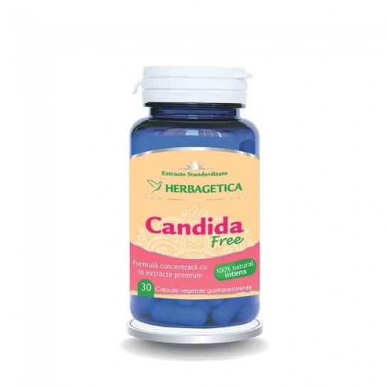 Candida free 30 capsule, Herbagetica