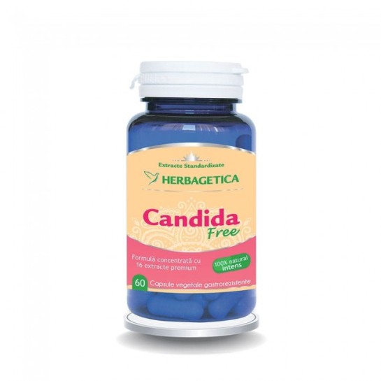 Candida free 60 capsule, Herbagetica