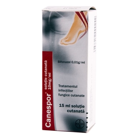 Canespor 10mg/ml solutie cutanata, 15ml, Bayer