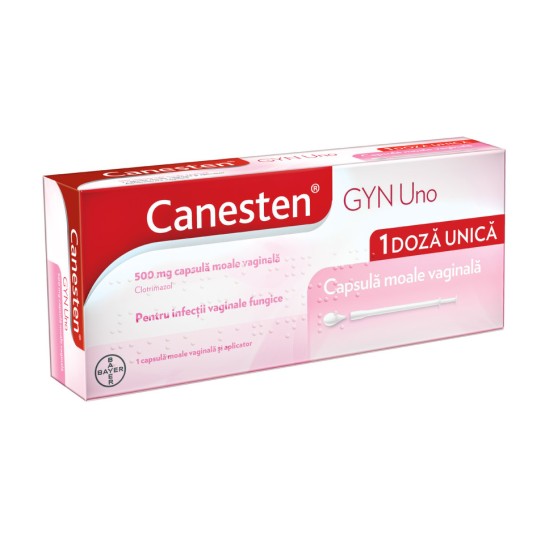 Canesten Gyn Uno 500mg, 1 capsula vaginala, Bayer