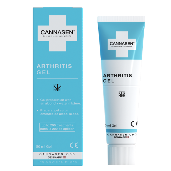 Cannasen CBD, Gel cu canabidiol pentru artrită, 50ml