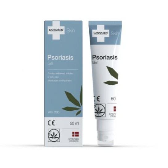 Cannasen CBD, Gel cu canabidiol pentru psoriasis, 50ml