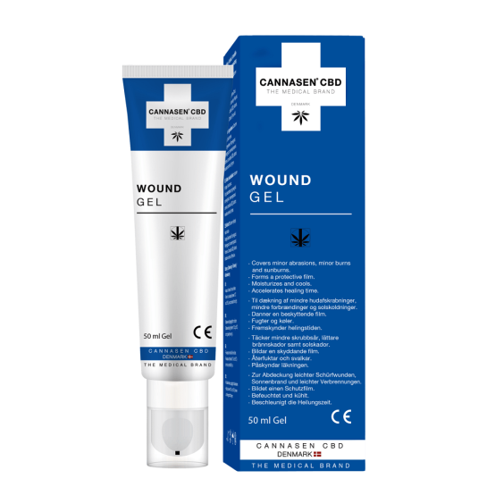 Cannasen CBD, Gel pentru răni cu canabidiol, 50ml