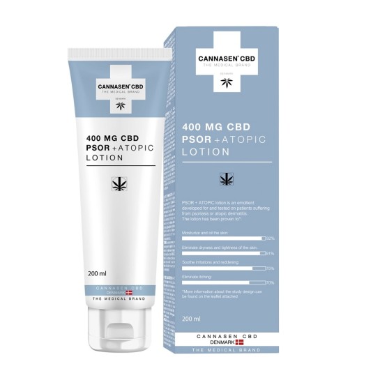 Cannasen CBD, Lotiune psor + atopic cu canabidiol, 200ml