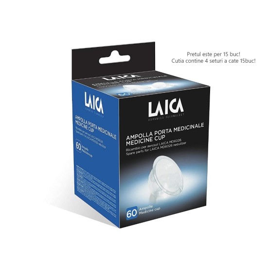 15 Capsule pentru medicament folosite la nebulizatoarele Laica MD6026P si NE1001